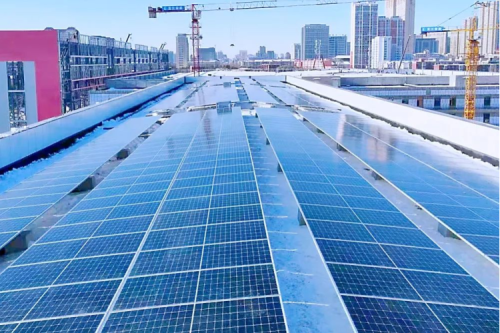 九洲集團承建哈爾濱電機廠屋頂光伏項目一期工程成功并網(wǎng)發(fā)電！